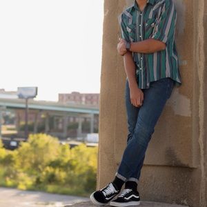 Vintage long sleeve button down shirt